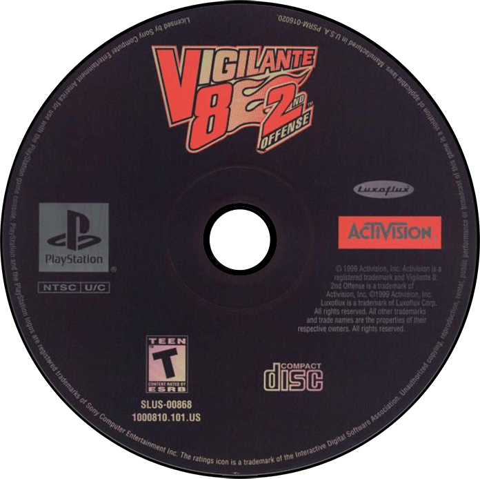 Vigilante 8 2nd Offense media 5 for Playstation